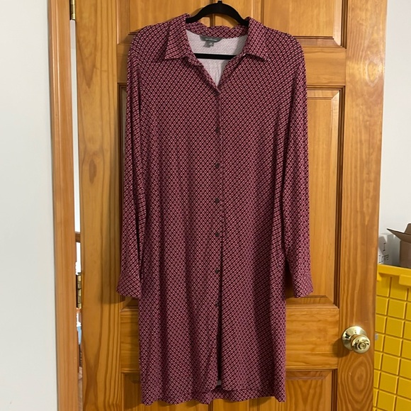 Ll bean long sleeve dress - Picture 1 of 2